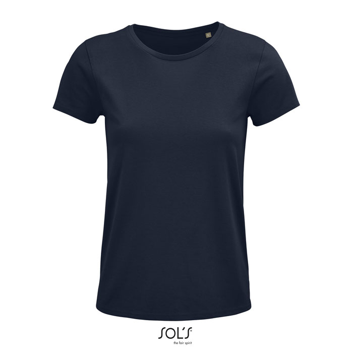Tshirt femme coton bio publicitaire 150g - CRUSADER French Marine